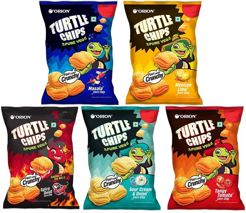 ORION Turtle Chips IPL Corn Chips Snack Box Chips Price in India Buy