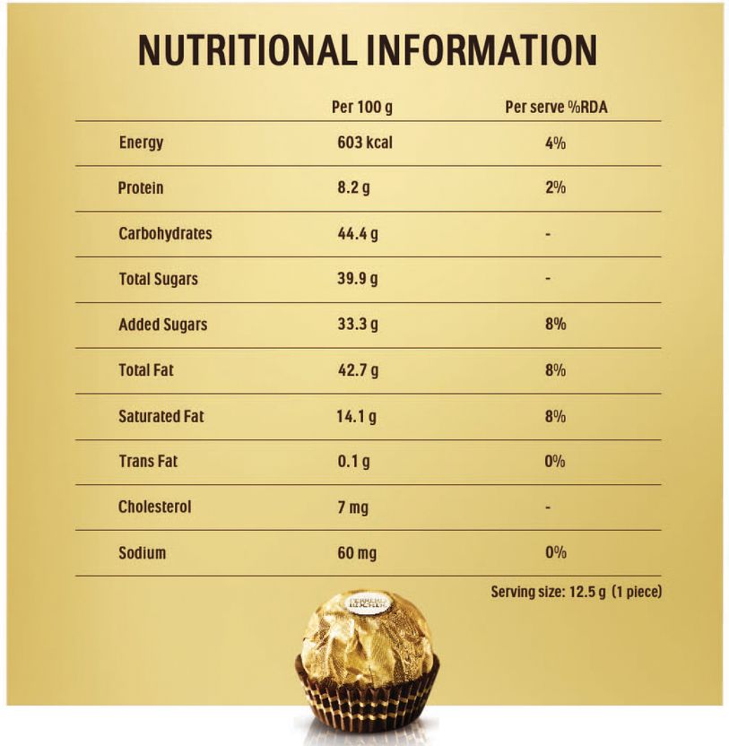 Ferrero Rocher Milk Truffles Gift Pack (16 x 12.5 g) - Image 5