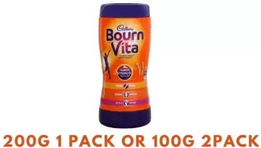 Cadbury BOURNVITA 200GM (PACK OF 2) Bar