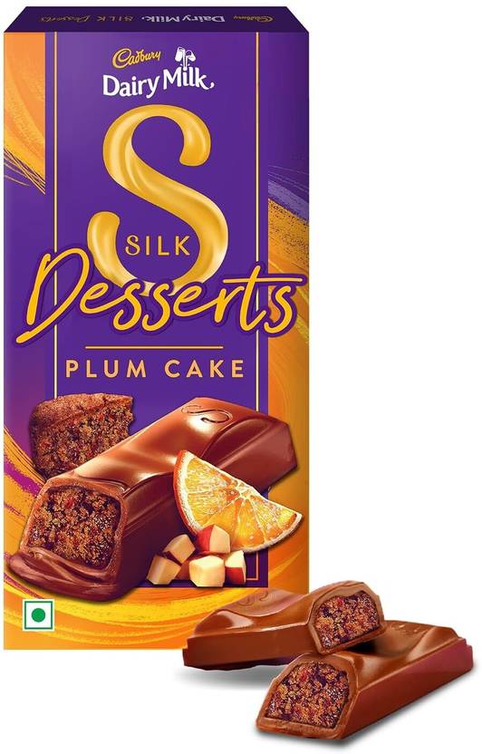 Cadbury Dairy Milk Silk Desserts Plum Cake Chocolate Bar Bars Price in India Buy Cadbury Dairy