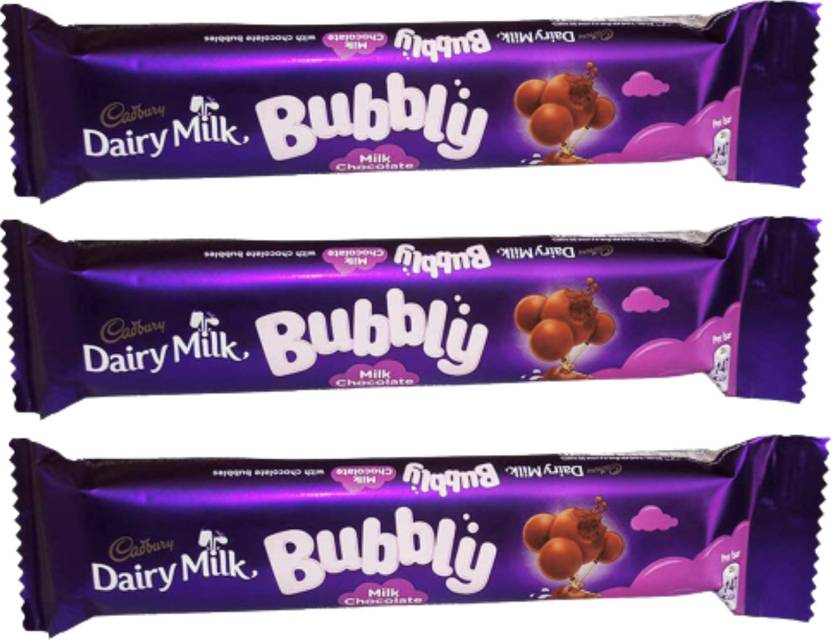 Cadbury Dairy Milk Bubbly Chocolate Bars Price in India Buy Cadbury