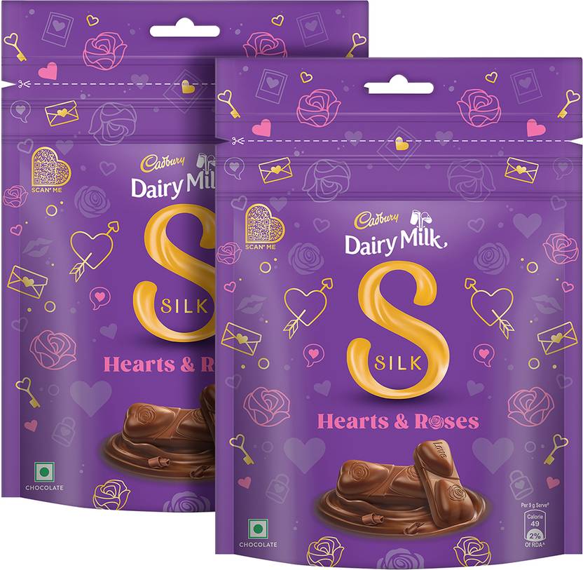 Cadbury Dairy Milk Silk Chocolate Home Treats Valentines Gift Pack Bars