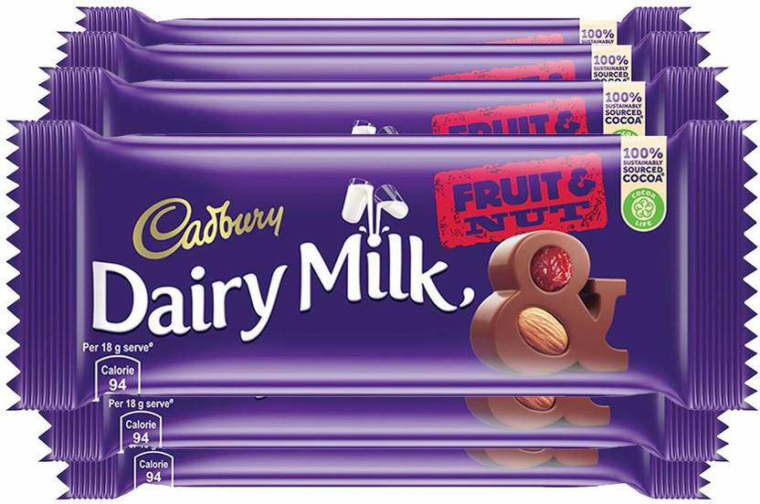 Cadbury Dairy Milk Fruit & Nut Chocolate Bars Price in India Buy