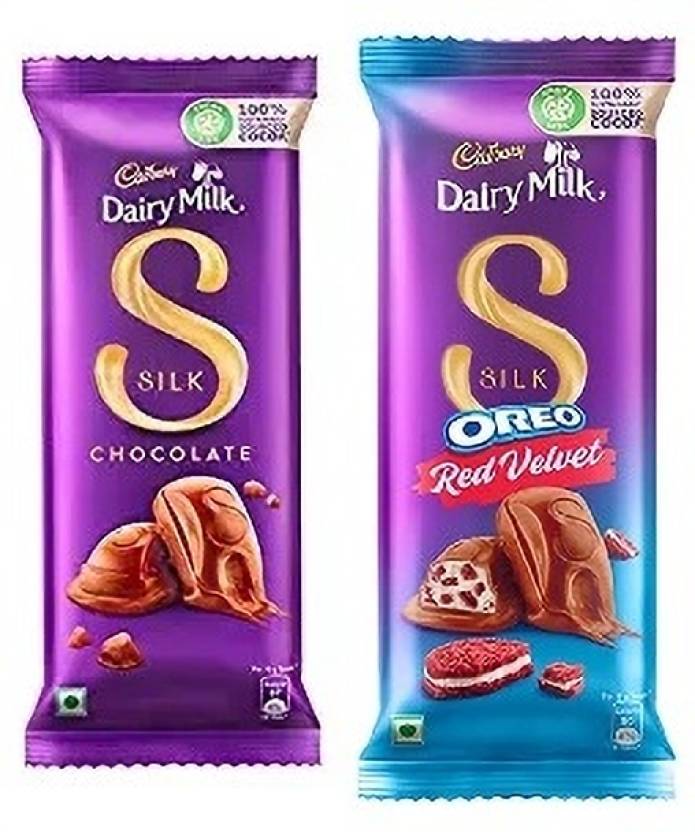 Cadbury Dairy Milk Silk Chocolate Bar & Dairy Milk Silk Oreo Red Velvet