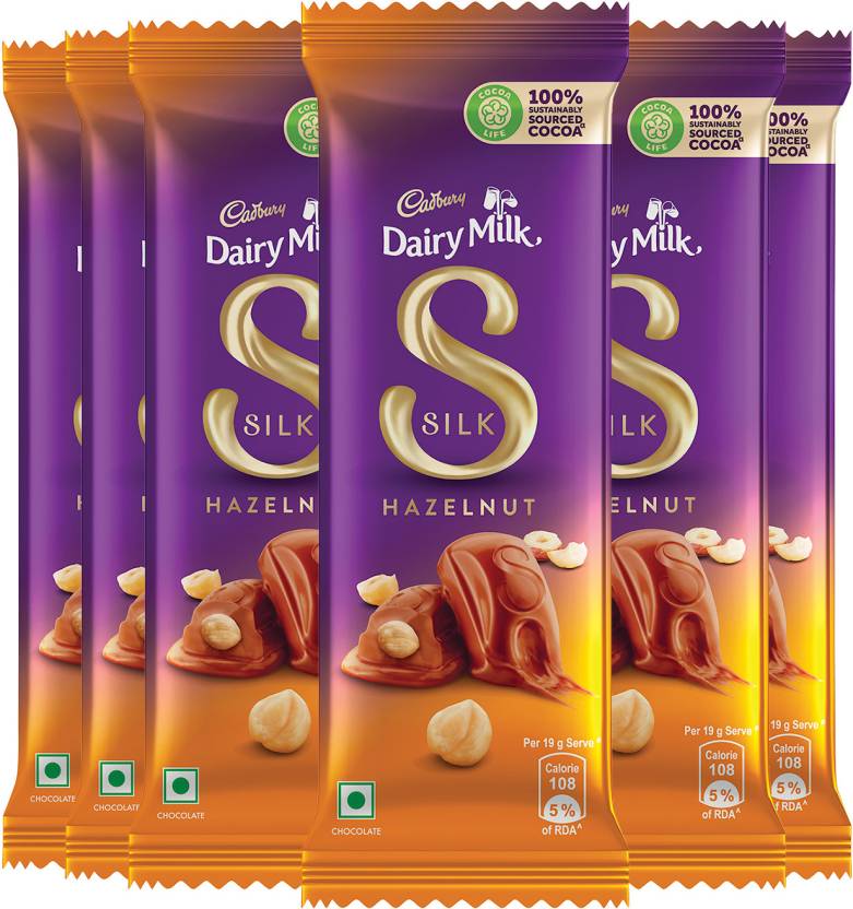 Cadbury Dairy Milk Silk Hazelnut Chocolate Bars Price in India - Buy ...