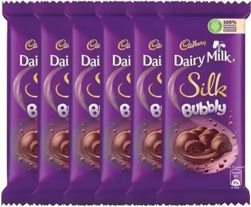 Cadbury Dairy Milk Silk Bubbly Chocolate Bars Price in India Buy