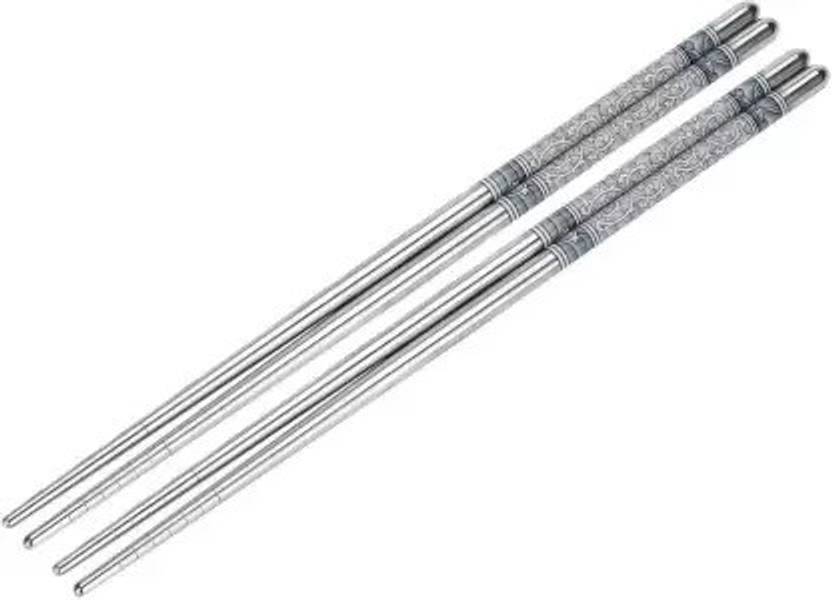 Bekner Eating, Training, Decorative Stainless Steel Chinese, Japanese, Korean Chopstick