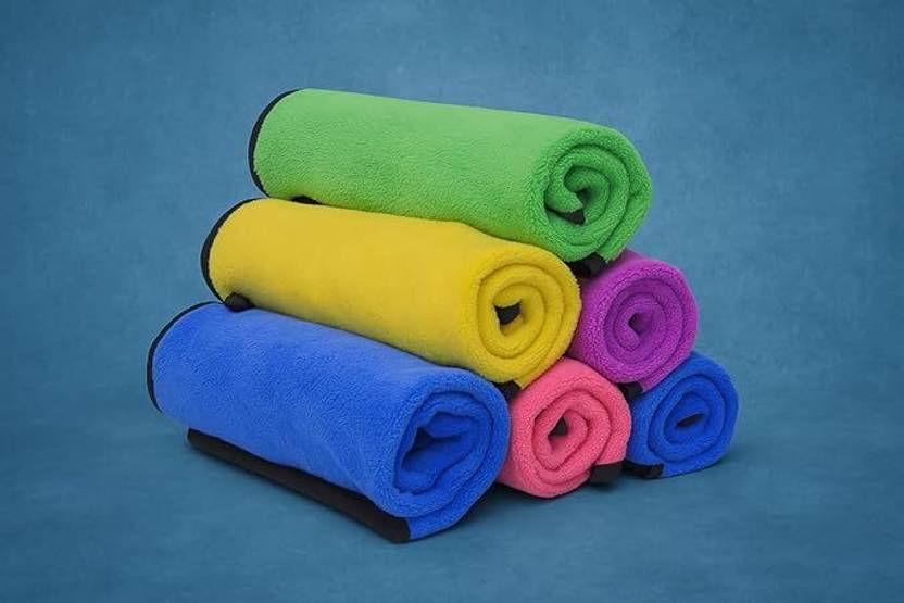 Abshant Wet and Dry Microfiber Cleaning Cloth Cames In Mix Color Wet and Dry Microfiber Cleaning Cloth