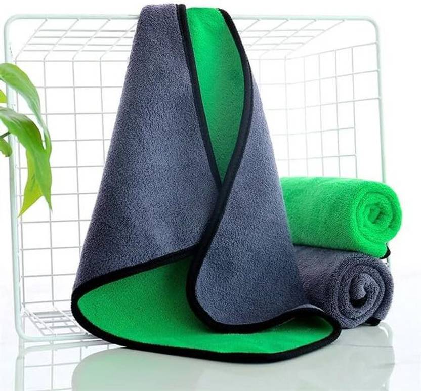CLEANSKY 800 GSM,Cloth 40x40 Cm 1 PCS,for Bike, Auto,Cars Both Interior&Exterior Wet and Dry Microfiber Cleaning Cloth