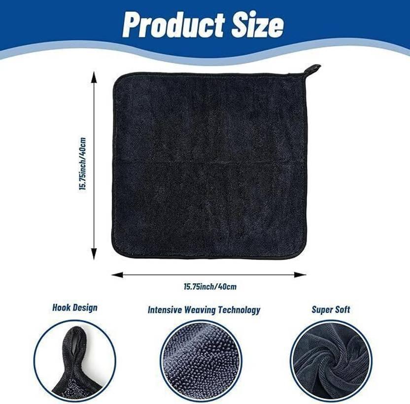 Avikam Lint-Free Cloth for Kitchen, Car, Glass & Home Use Wet and Dry Microfiber Cleaning Cloth