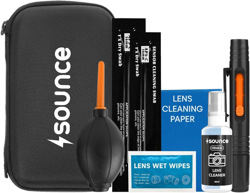 Click to enlarge sounce 8-in-1 Camera Cleaning Kit for DSLR, Mirrorless & Screens for Computers, Gaming, Laptops, Mobiles Price in India - Buy sounce 8-in-1 Camera Cleaning Kit for DSLR, Mirrorless & Screens for Computers, Gaming, Laptops, Mobiles online at Flipkart.