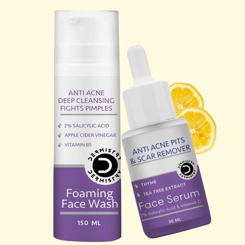 DERMISTRY Salicylic Acid Anti Acne Pimple Pore Removal Foaming Face