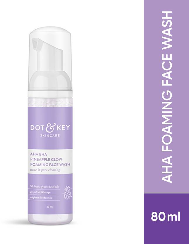 Dot & Key AHA BHA Pineapple Foaming with 5 Lactic, Glycolic, Salicylic