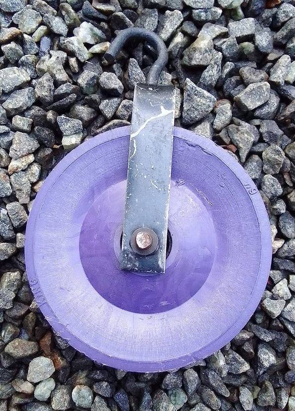 LJL Traders Ball Bearing Pulley for Lifting Rope Exercise Well Home - 6 inch Climbing Pulley