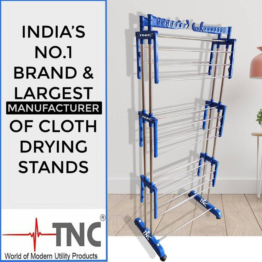 TNC Steel Floor Cloth Dryer Stand 900047 Price in India Buy TNC Steel