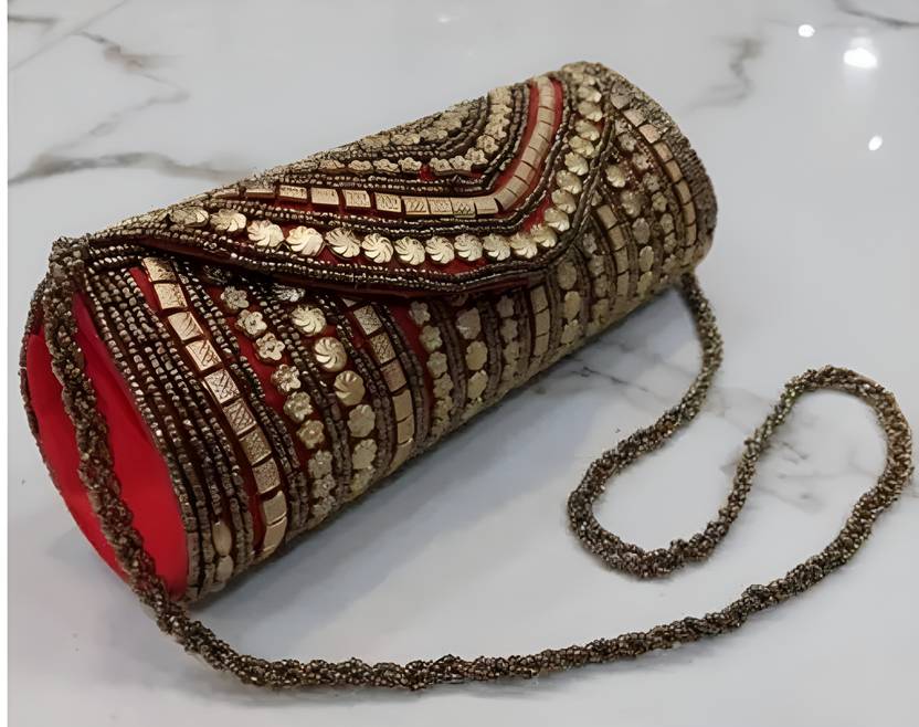 25DEGREE N Party Red Clutch