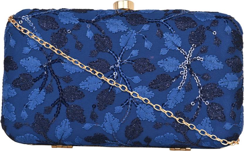 HORRA Casual Blue  Clutch