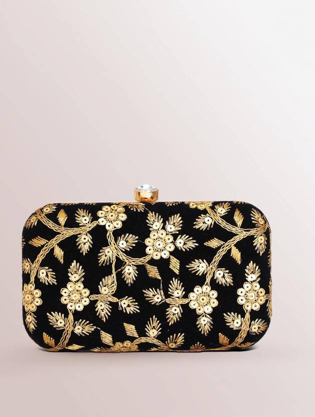 Toobacraft Party Black  Clutch  - Regular Size