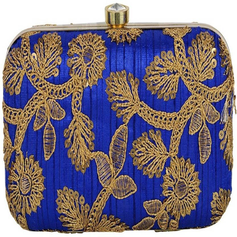 Toobacraft Casual Blue Clutch