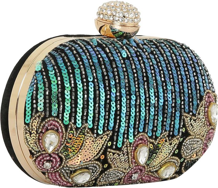 Formal, Casual, Party Black  Clutch