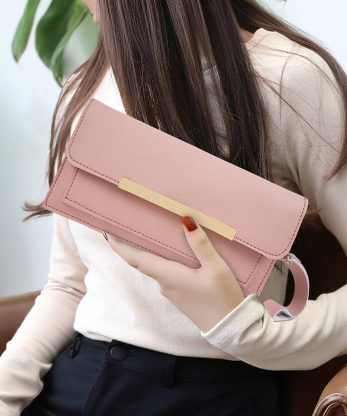 ROLEXO Casual Pink Clutch