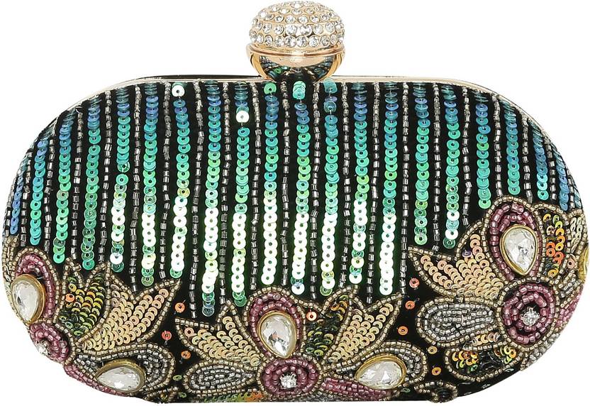 Formal, Casual, Party Black  Clutch