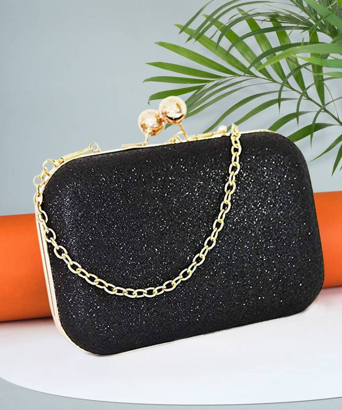 Toobacraft Party Black, Gold  Clutch