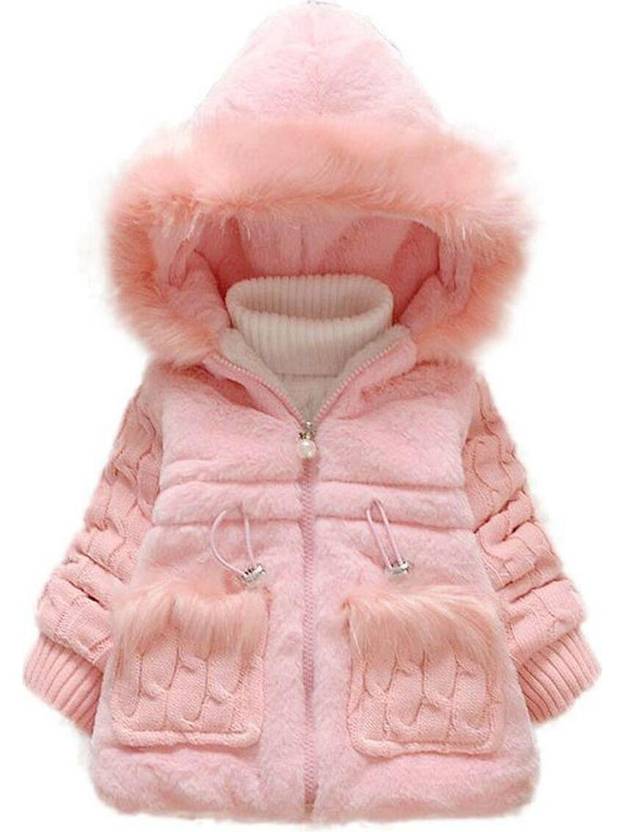 StyleCast x Revolte Polyester Solid Coat For Girls