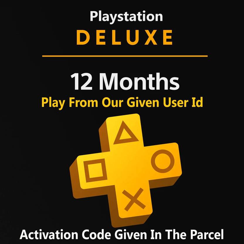 Ps plus membership subscription 1 year code in the box deluxe