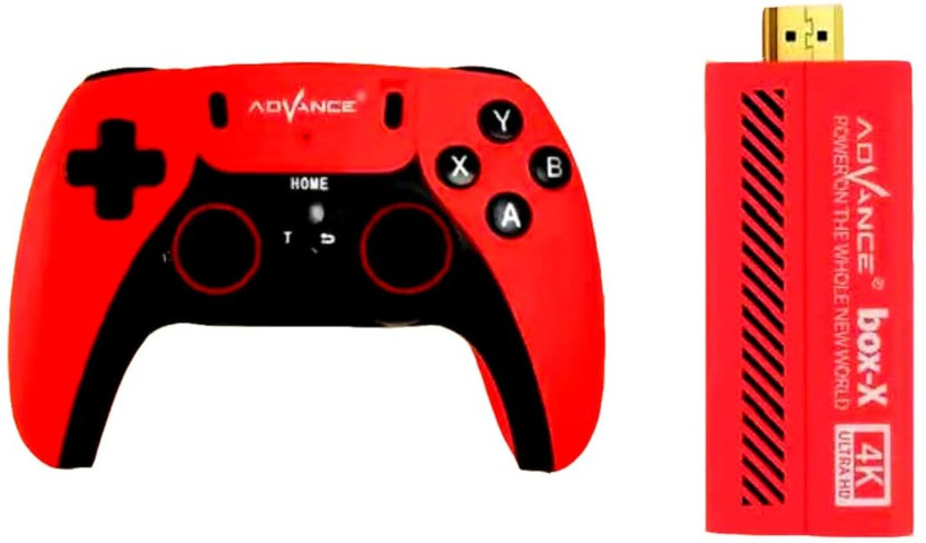 Monex Stationery 4K Retro Game Console with 20000+ Games & Dual Wireless Controllers for TV 4 GB with Game Stick, 2 Control, Other Accessories