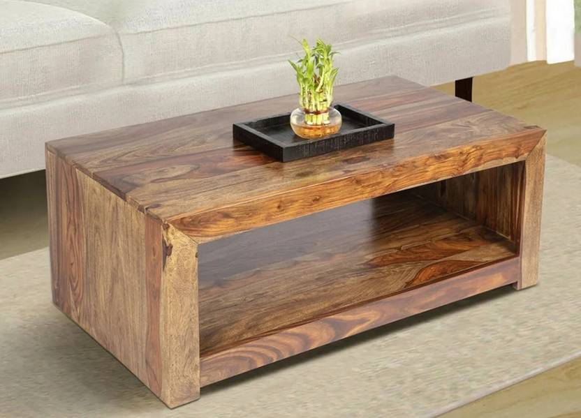 Cherry Wood Rosewood (Sheesham) Solid Wood Coffee Table Price in India