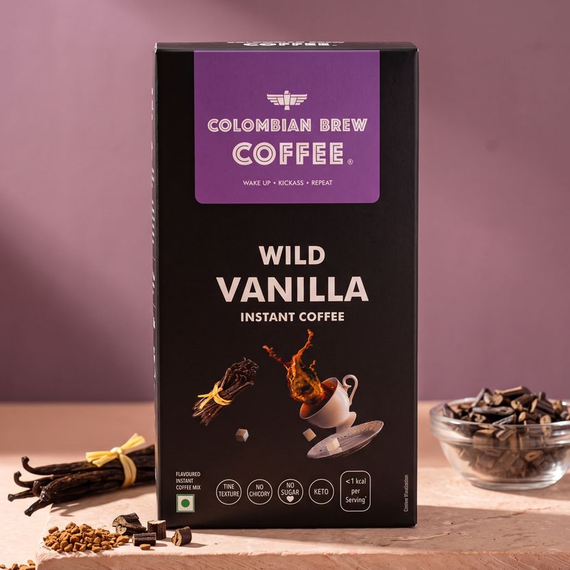 Colombian Brew Vanilla Instant Coffee 40g - Image 1