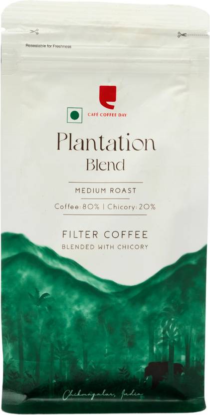Café Coffee Day Plantation Blend 80% Coffee & 20% Chicory Filter Coffee Roast & Ground Coffee