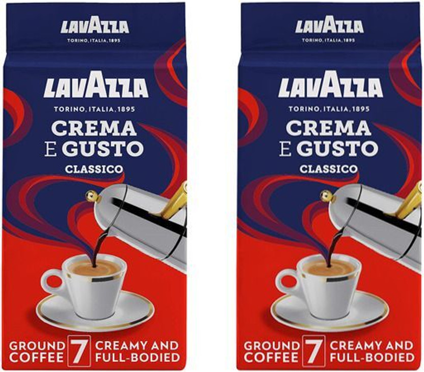 Lavazza Crema e Gusto (Pack of 2) Roast & Ground Coffee