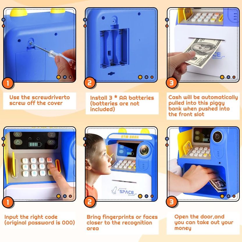FunBlast ATM Piggy Bank for Kids - Image 3