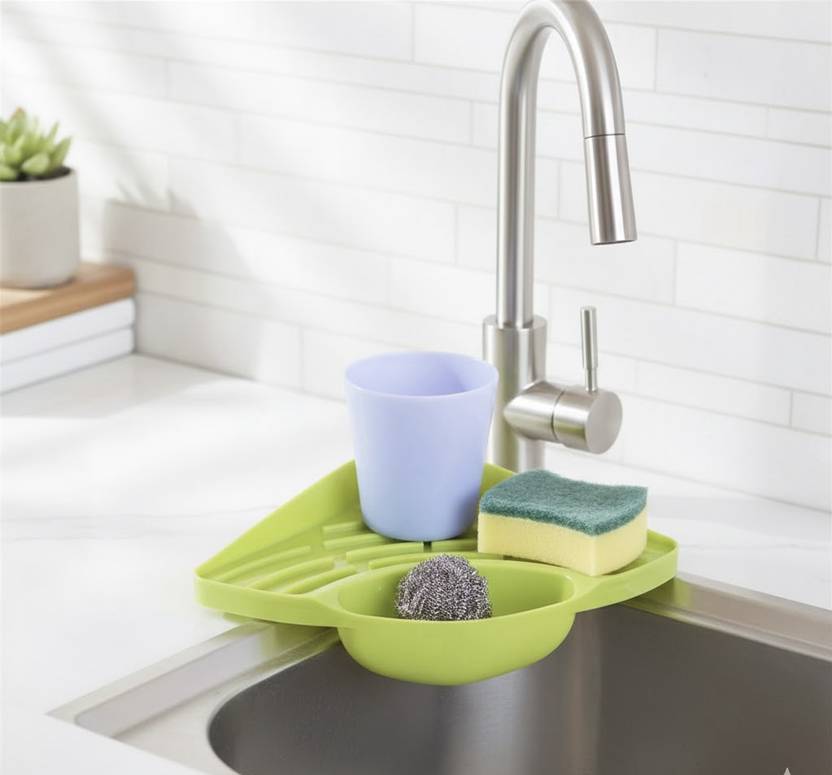 ronaks Kitchen Sink Caddy Organizer GRENN Strainer Collapsible Strainer ...