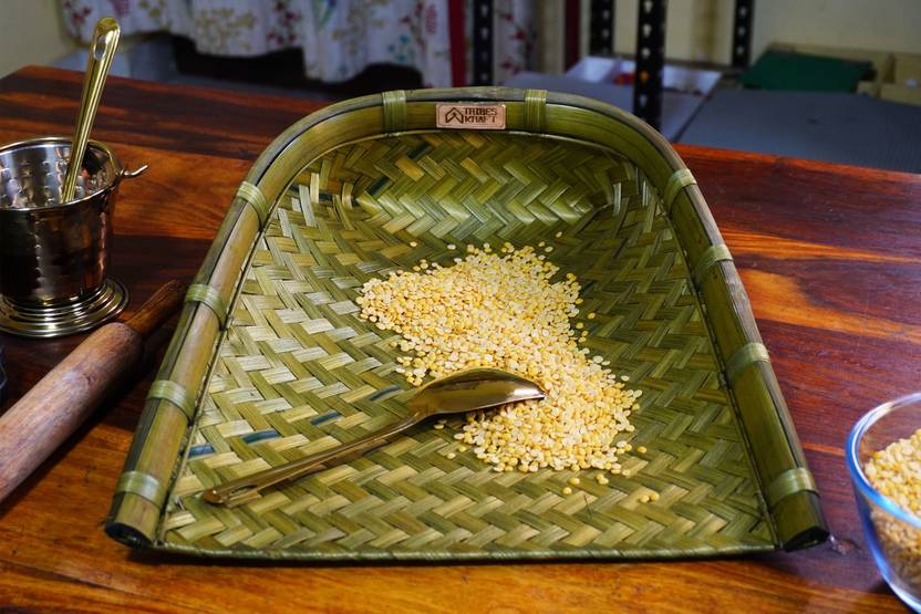 Tribeskraft TRIBESKRAFT Bamboo Soop / Winnowing Tray - Colander