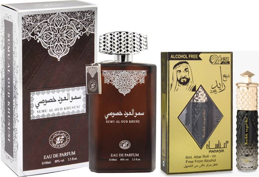 Manasik Sumu Al Oud Khususi Perfumes 100ml & Shaikh Zayad Oud Attar 6ml