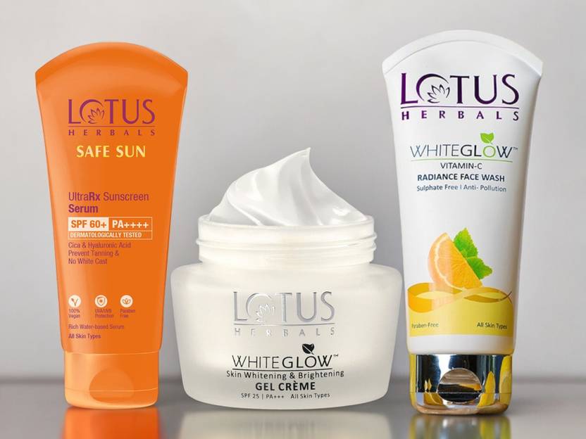 LOTUS HERBALS WHITEGLOW GEL CREME VITAMIN C FACEWASH WITH SUNSCREEN