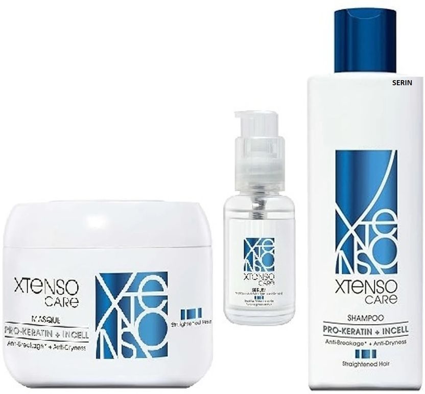 serin Xtenso Care Hair Masque with Serum and Shampoo 200g+50ml+2 - Image 3