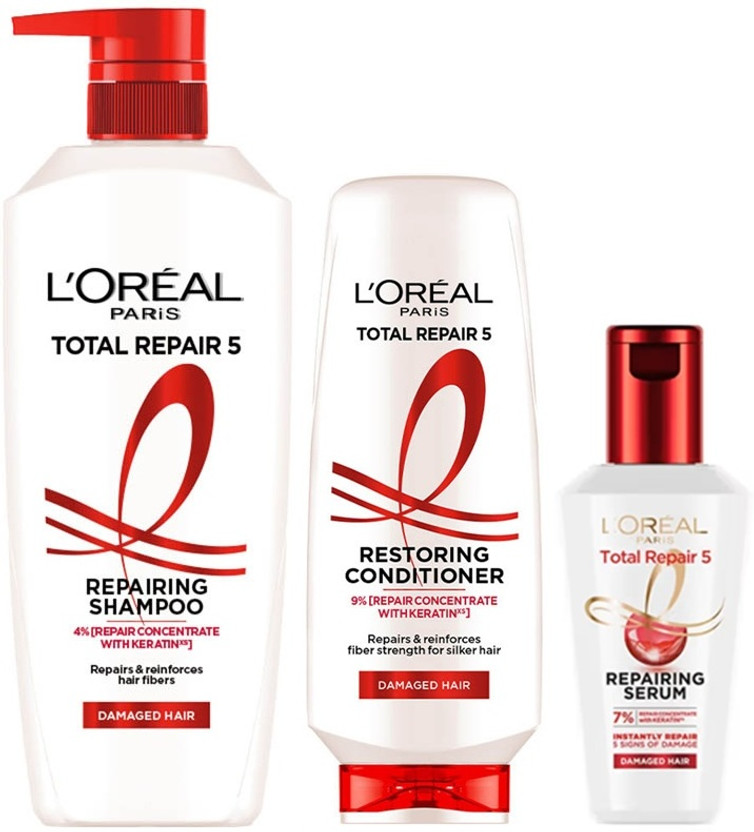 L Oral Paris Total Repair 5 Shampoo 650ml Con