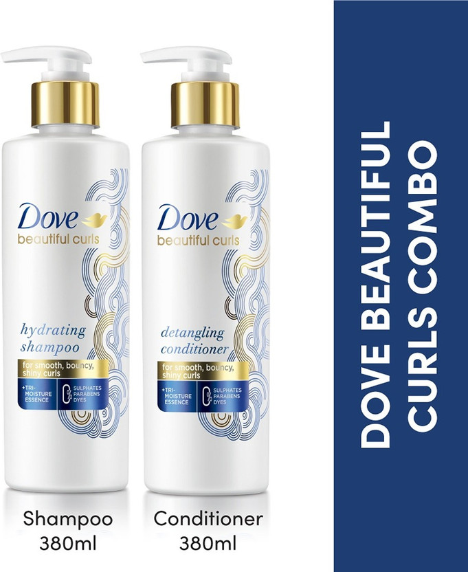 DOVE Beautiful Curls Shampoo 380ml + Conditioner 380ml