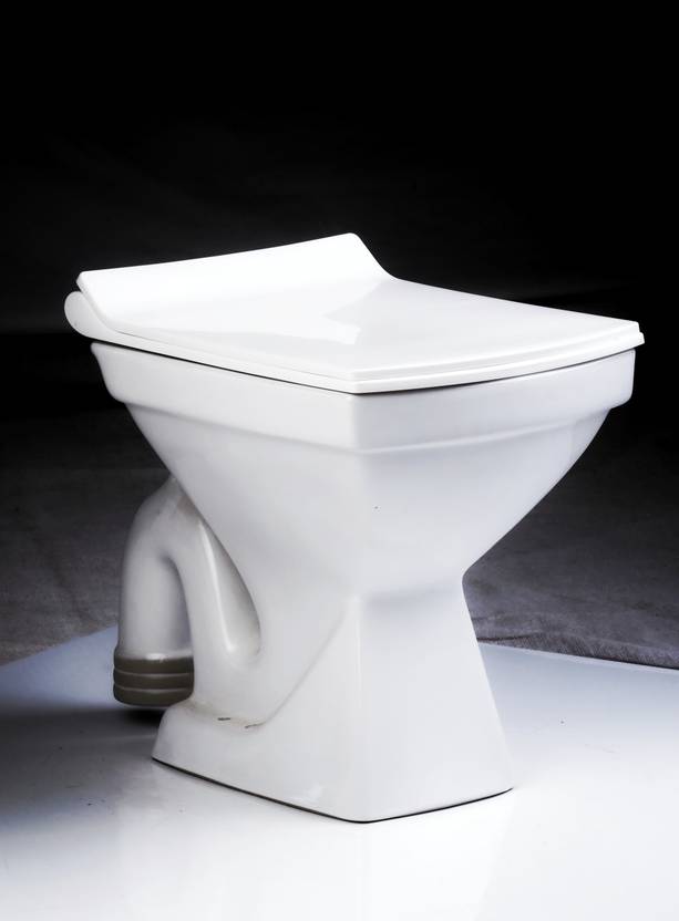 clayplus CERAMIC'S Floor Mounted Western Toilet Commode PREMIUM GRADE