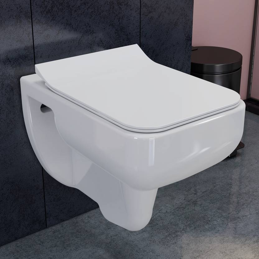Plantex Ceramic Wall Hung Western Toilet/Water & Toilet