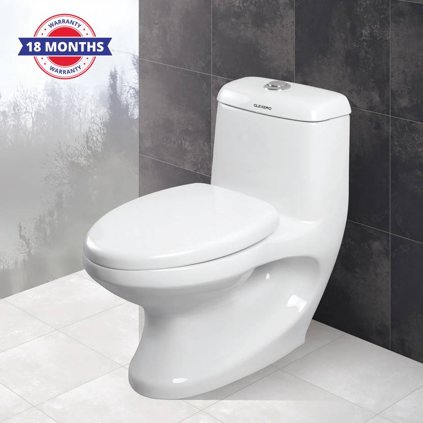 Glexero Premium Quality Closet S Trap 9Inch Western Commode Seat Cover