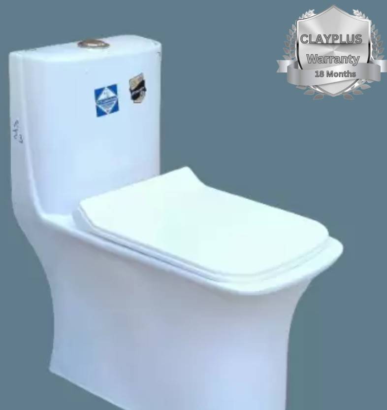 clayplus Platinum Ceramic Western Toilet/Water With Soft