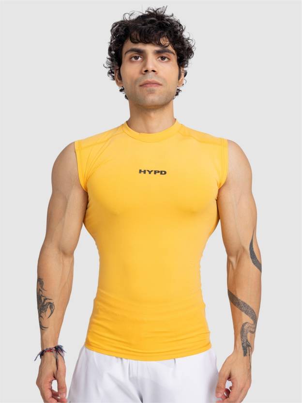 HYPD Stealth Compression Tanktop for Men | Sleeveless Gym Vest | Compression Fit Sp Men Compression