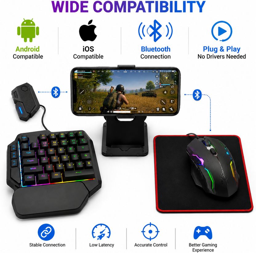 Confiance Bluetooth Gaming Keyboard Mouse Converter - Image 3