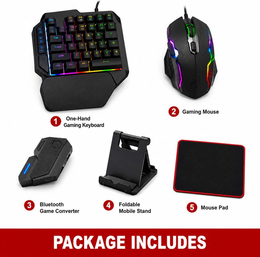 Confiance Bluetooth Gaming Keyboard Mouse Converter - Image 2