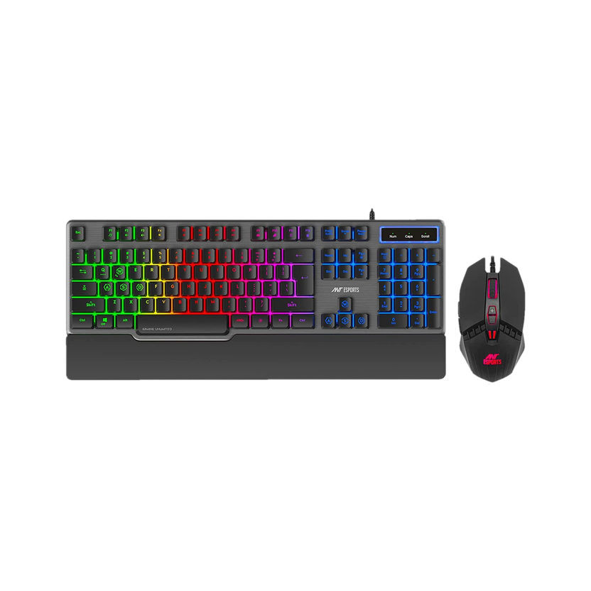 Ant Esports KM500 Pro Backlit Gaming Keyboard & Mouse Combo Set D...more